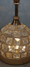 Thin metallic frame crystallic table lamp with incorporated LED [CDG02 | CDS02]