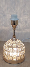 Thin metallic frame crystallic table lamp with incorporated LED [CDG02 | CDS02]
