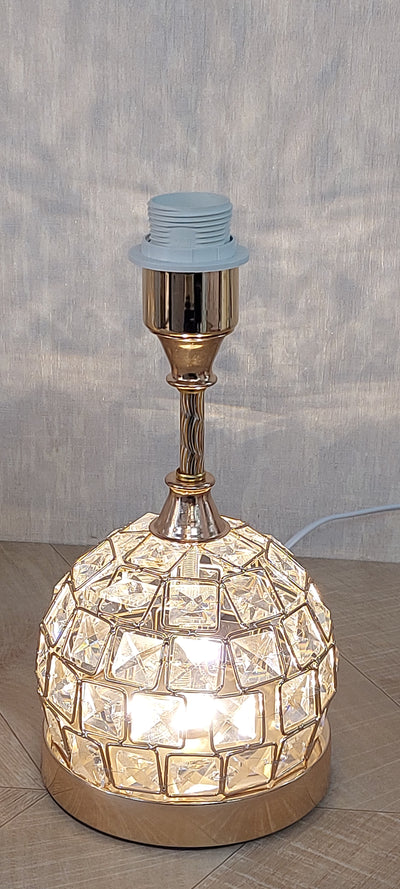 Thin metallic frame crystallic table lamp with incorporated LED [CDG02 | CDS02]