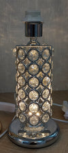Thin metallic frame crystallic table lamp with incorporated LED [HGC01 | HSC01]