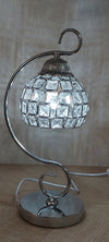 Thin metallic frame crystallic table lamp with incorporated LED [DGCT01 | DSCT01]