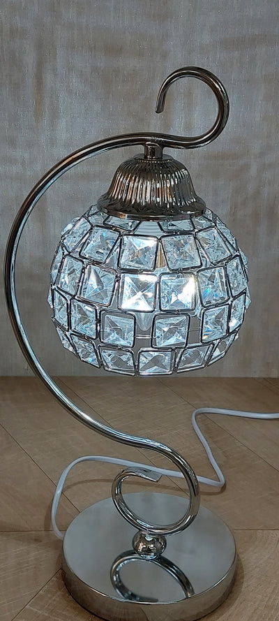 Thin metallic frame crystallic table lamp with incorporated LED [DGCT01 | DSCT01]