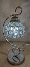 Thin metallic frame crystallic table lamp with incorporated LED [DGCT01 | DSCT01]