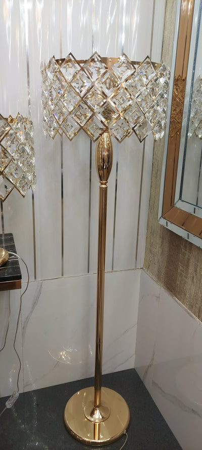 Crystal & Metal Free Standing Lamp [58105F | 58115F]