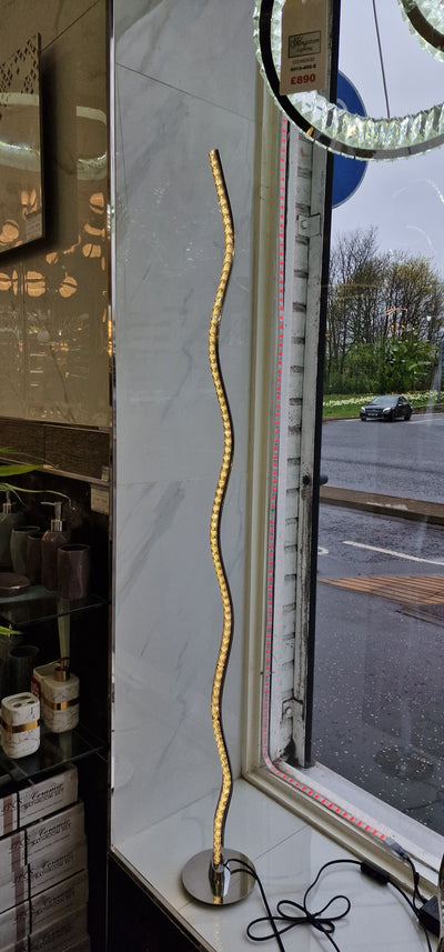 Wavey LED Free Standing Lamp