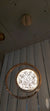 Pendant-Crystal Glass Pendant light with Rotating Ring-2010-1,3 & 5 rings(Rose Gold) with matching wall lights