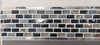 Grey, Black & Golden Glass Mosaic Tile