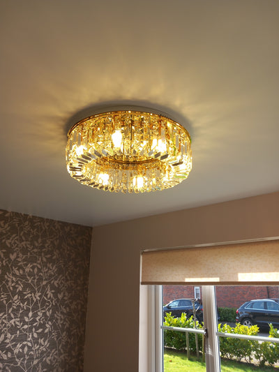 Modern Crystallic Flushmount Ceiling Lights-5001