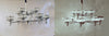 Crystallic Glitter Suspended Strong Golden / Silver Light