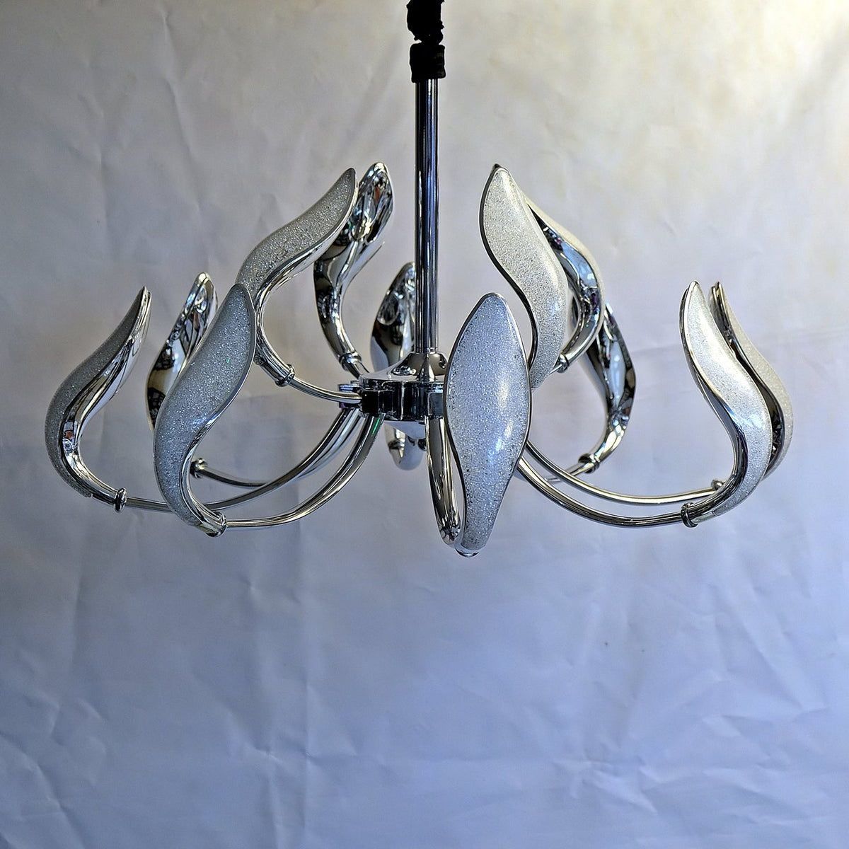 Modern Upwards Wavy LED Light-2131-8+4 2-tier