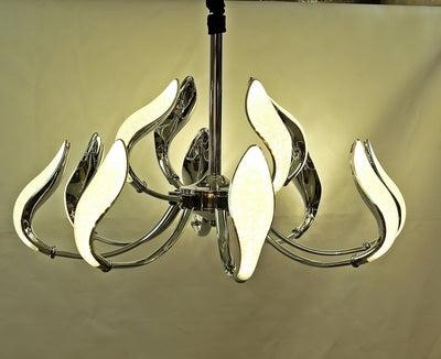 Modern Upwards Wavy LED Light-2131-8+4 2-tier