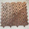 Diamond Aluminium Ceramic Mosaic Tiles | 1 sheet300 x300 x 8mm | 11=1m2