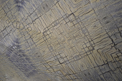 Blue triangular scratch imprint uxury modern wallpaper