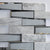 Grey Marble and Mirror Glass elegant and modern mosaic tiles-300*300*8mm-11sheets-1m2