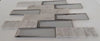 Grey Marble and Mirror Glass elegant and modern mosaic tiles-300*300*8mm-11sheets-1m2