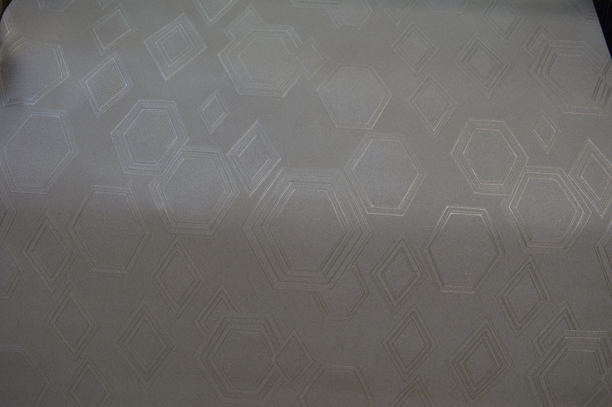 Modern single imprint in shades of blue luxury wallpaper