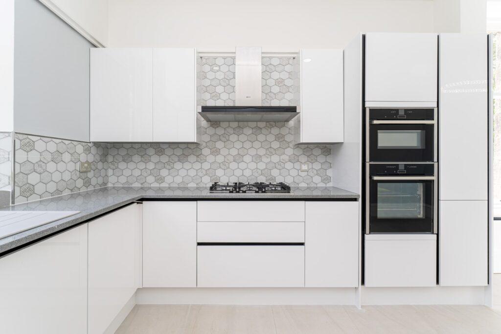 Porcleain Decor Tiles in HEX Greyscale | 1 sheet 60 x 30 cm | 6 tiles 1 sqm-D-HEX