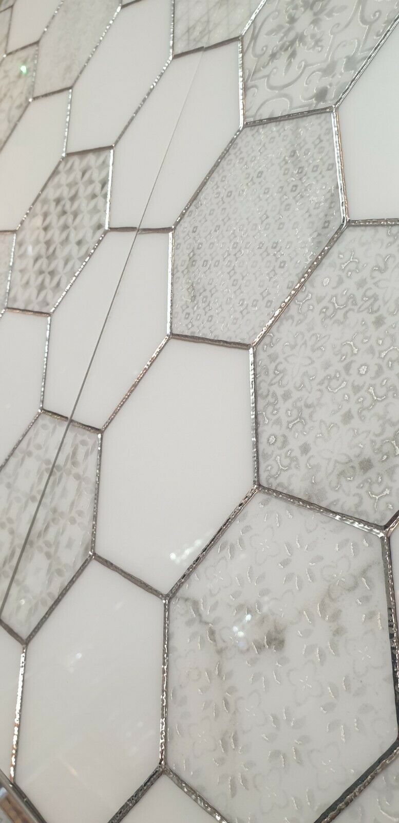 Porcleain Decor Tiles in HEX Greyscale | 1 sheet 60 x 30 cm | 6 tiles 1 sqm-D-HEX