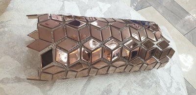 Diamond Aluminium Ceramic Mosaic Tiles | 1 sheet300 x300 x 8mm | 11=1m2