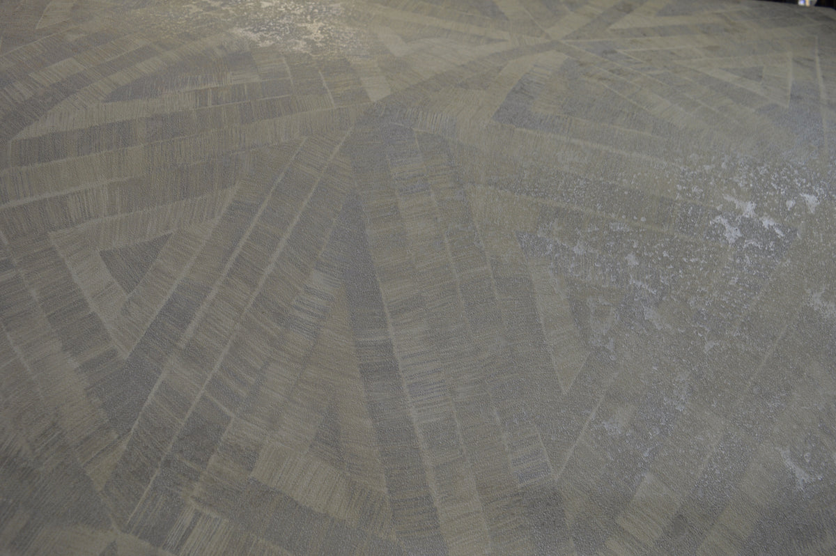 Multiwhite tones imprint in triangular shape luxury wallpaper