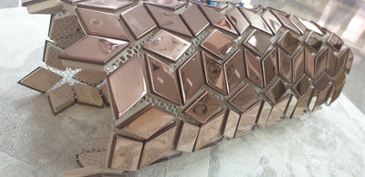 Diamond Aluminium Ceramic Mosaic Tiles | 1 sheet300 x300 x 8mm | 11=1m2