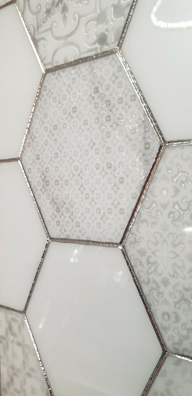 Porcleain Decor Tiles in HEX Greyscale | 1 sheet 60 x 30 cm | 6 tiles 1 sqm-D-HEX