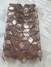 Diamond Aluminium Ceramic Mosaic Tiles | 1 sheet300 x300 x 8mm | 11=1m2