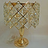 Hexagonal crystallic thin fitting heavy gold table lamp [5810-3TGD]