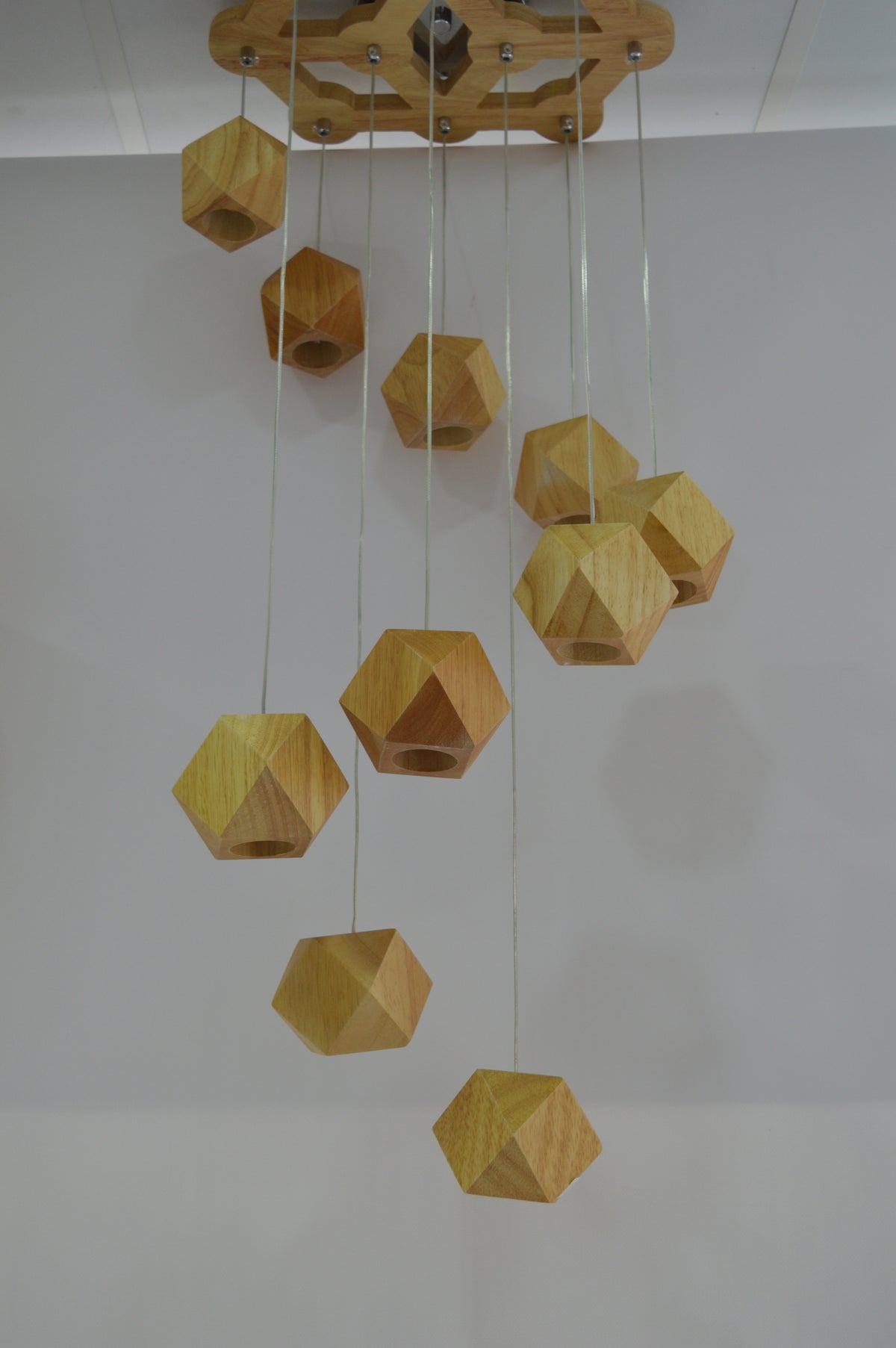 Triangle Wooden Pendant Lights