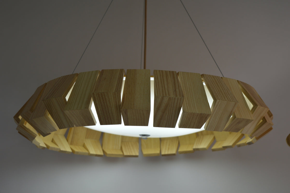 Triangle Wooden Pendant Lights