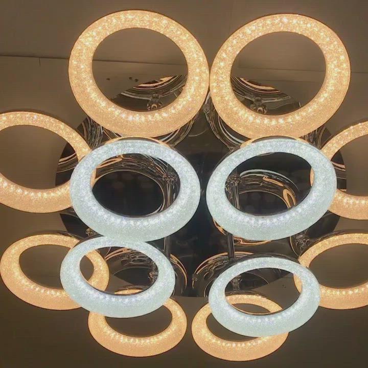 LED multicoloured mounted ceiling light [large | 4031-12]