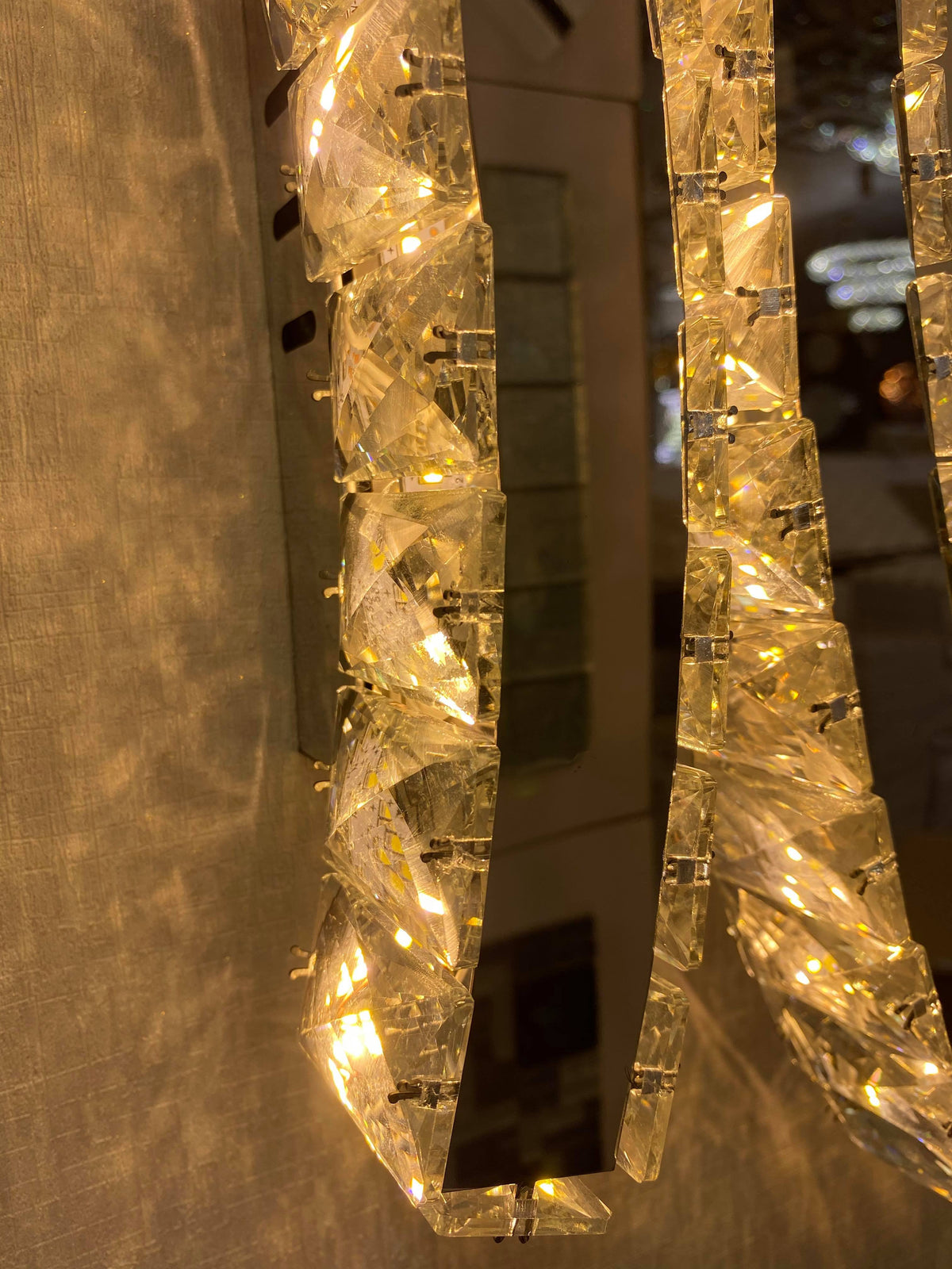 Crystal Cross Colour Changing LED ceiling light-9005-45*25*10cm