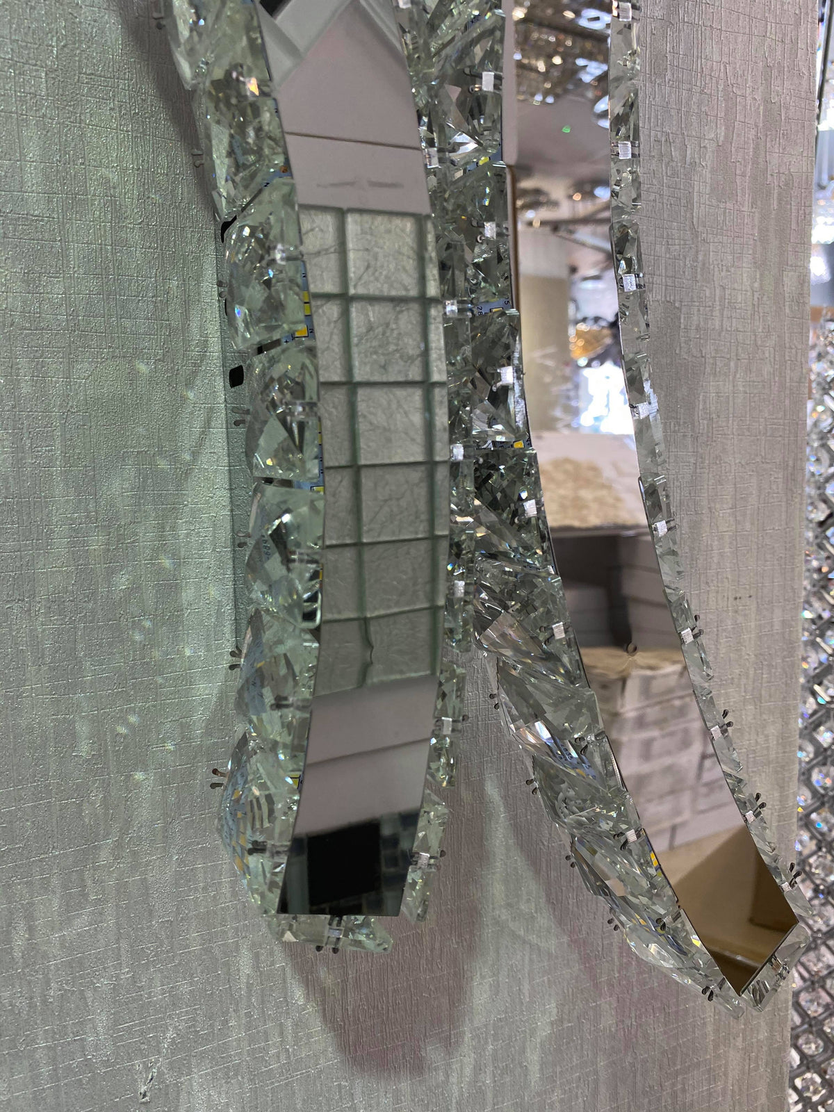 Crystal Cross Colour Changing LED ceiling light-9005-45*25*10cm