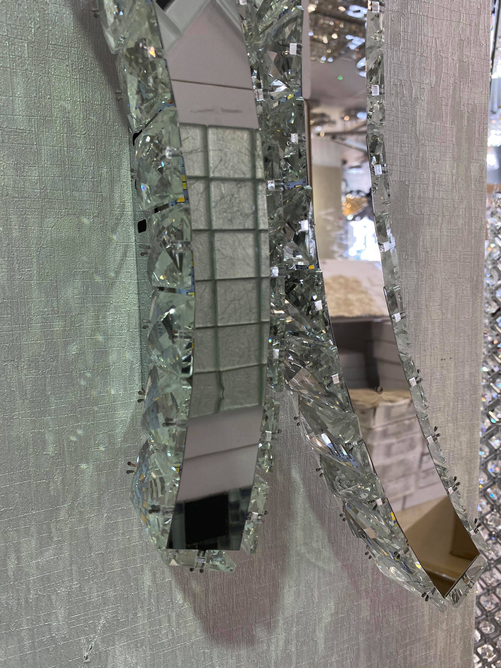 Crystal Cross Colour Changing LED ceiling light-9005-45*25*10cm