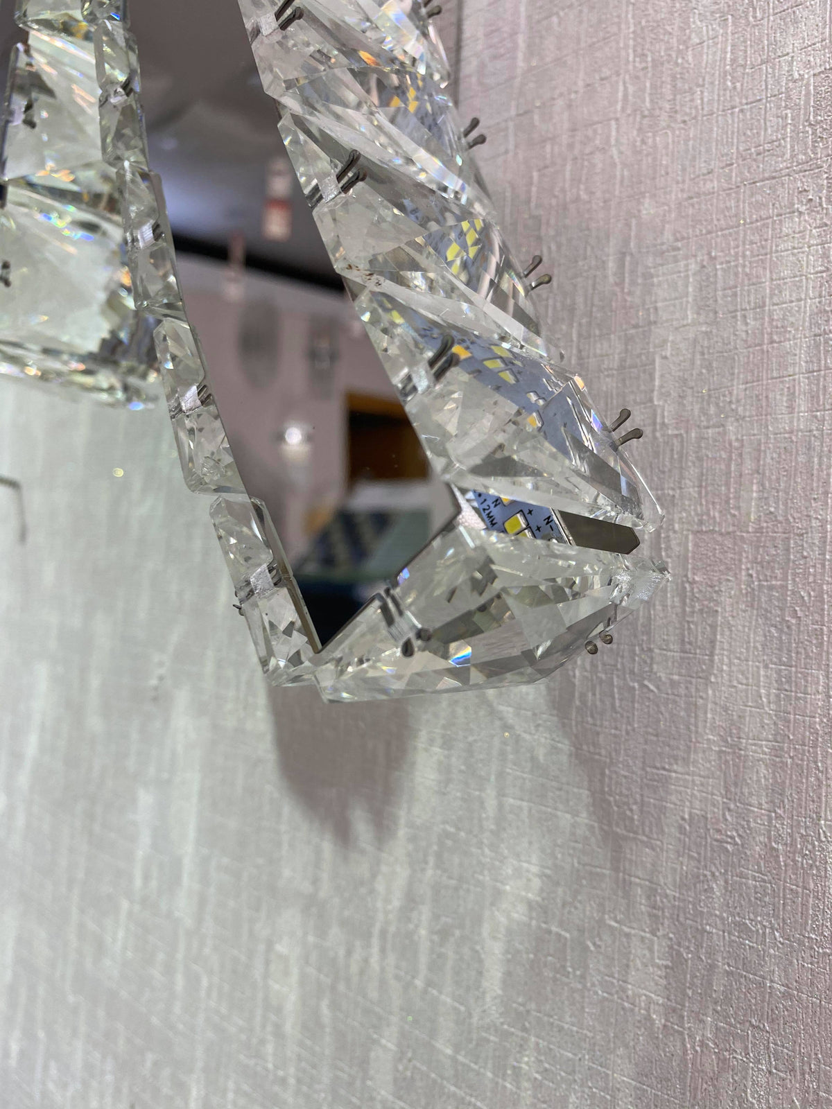 Crystal Cross Colour Changing LED ceiling light-9005-45*25*10cm