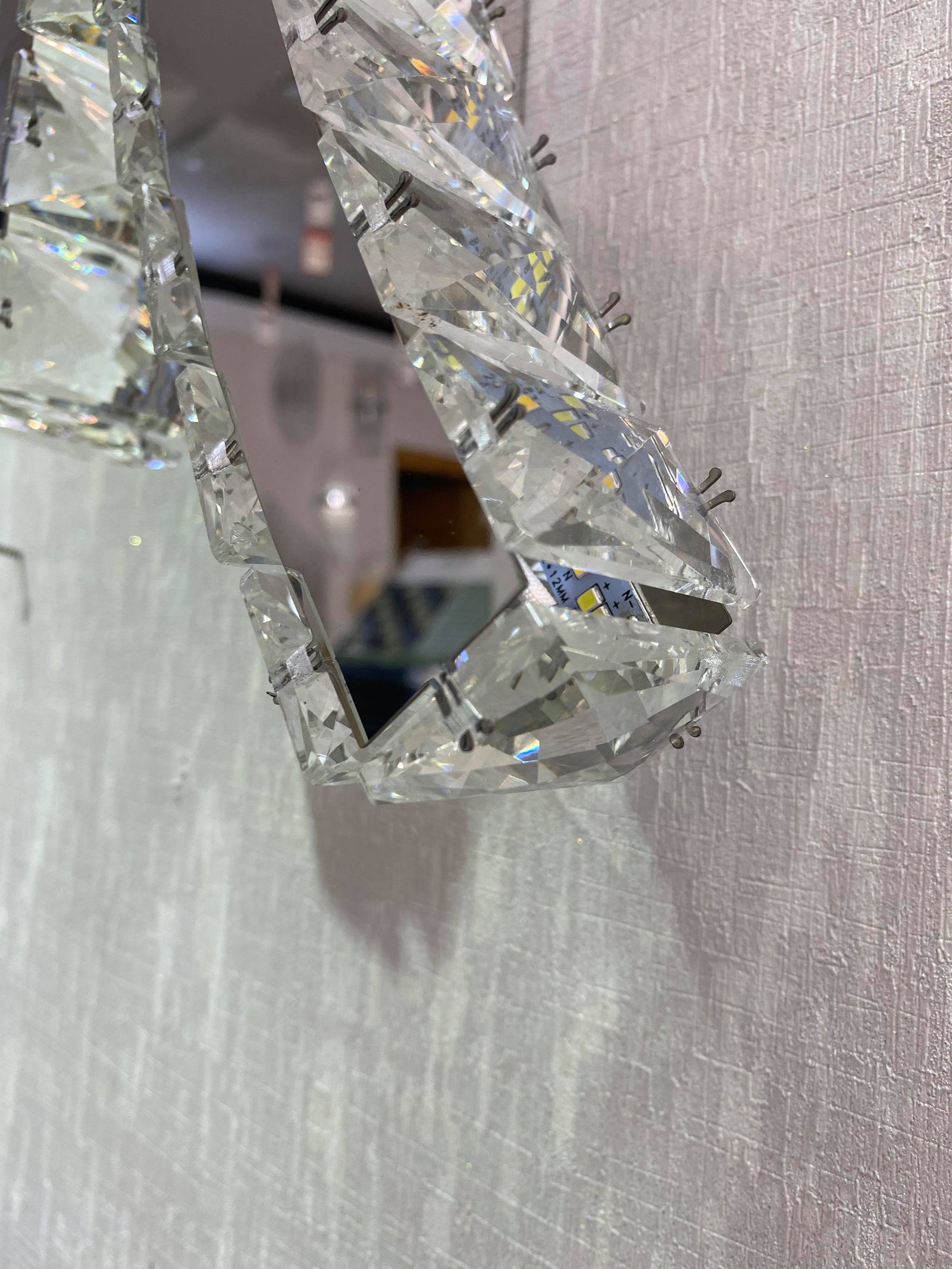 Crystal Cross Colour Changing LED ceiling light-9005-45*25*10cm