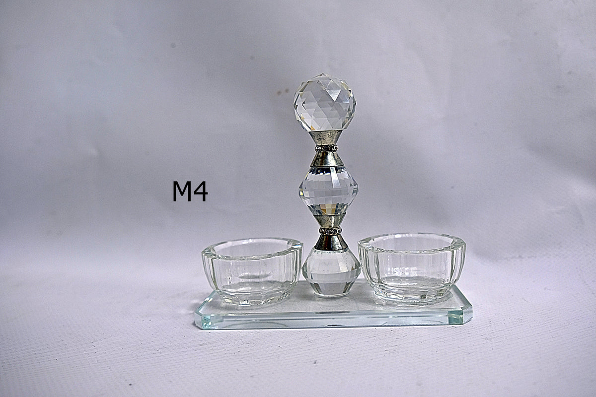 Dual Crystal Candle Holders