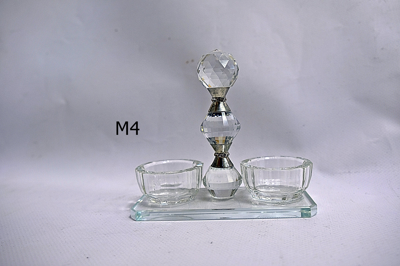 Dual Crystal Candle Holders