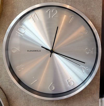 Metallic Wall Clock