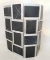 Porcelain and Aluminium mosaic tile