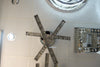 Thin metallic frame LED crystallic ceiling mounted light [C89384-3]