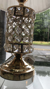 Thin metallic frame crystallic table lamp with incorporated LED [CDG01 | CDS01]