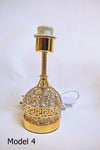 Thin metallic frame crystallic table lamp with incorporated LED [CDG02 | CDS02]