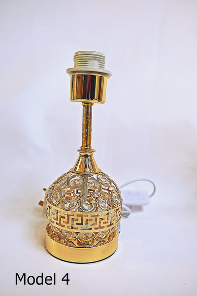 Thin metallic frame crystallic table lamp with incorporated LED [CDG02 | CDS02]
