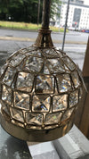 Thin metallic frame crystallic table lamp with incorporated LED [CDG03 | CDS03]