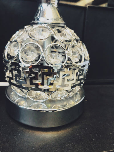 Thin metallic frame crystallic table lamp with incorporated LED [CDG02 | CDS02]