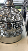 Thin metallic frame crystallic table lamp with incorporated LED [CDG02 | CDS02]