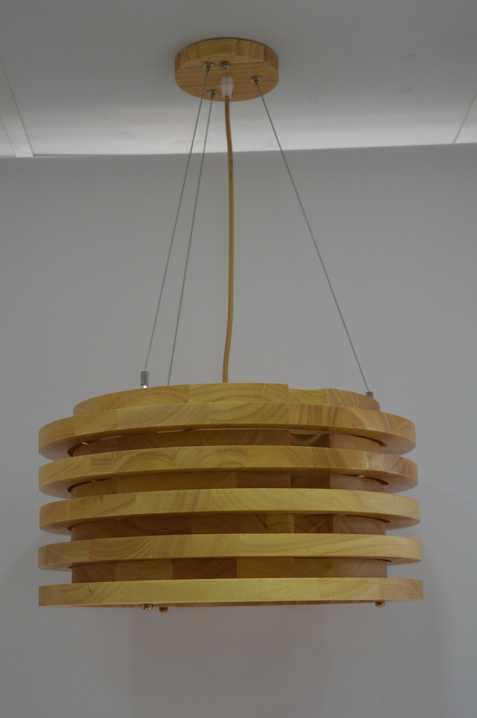 Triangle Wooden Pendant Lights