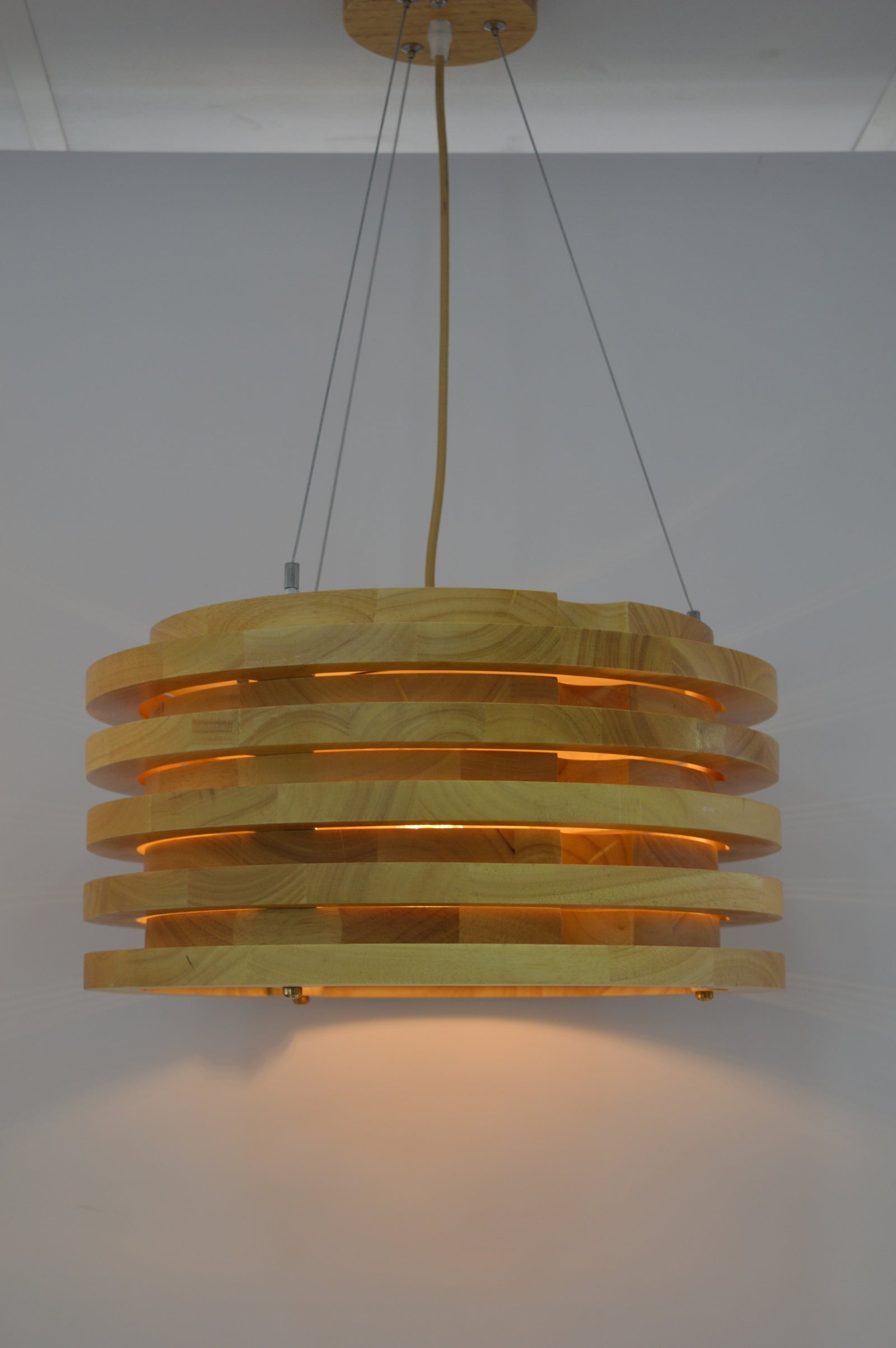 Triangle Wooden Pendant Lights