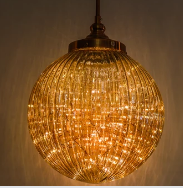 Gold Glass Pendant Ceiling Lights